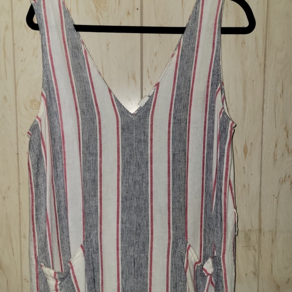 Gap Striped Wide Leg Sleeveless Jumper Women's Size Large - Picture 10 of 14